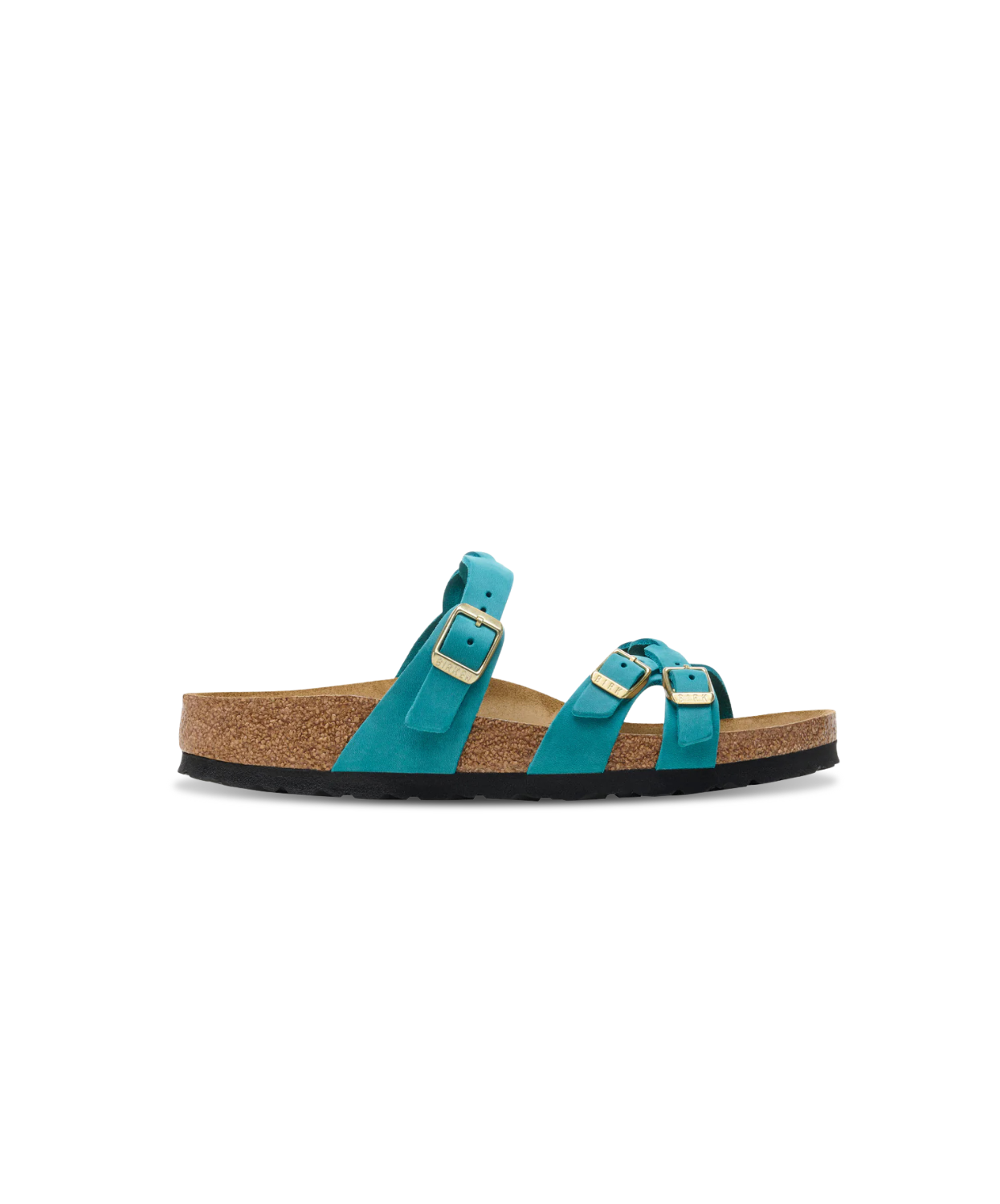 Birkenstock Franca Braided Oiled Leather Biscay Bay Sandals