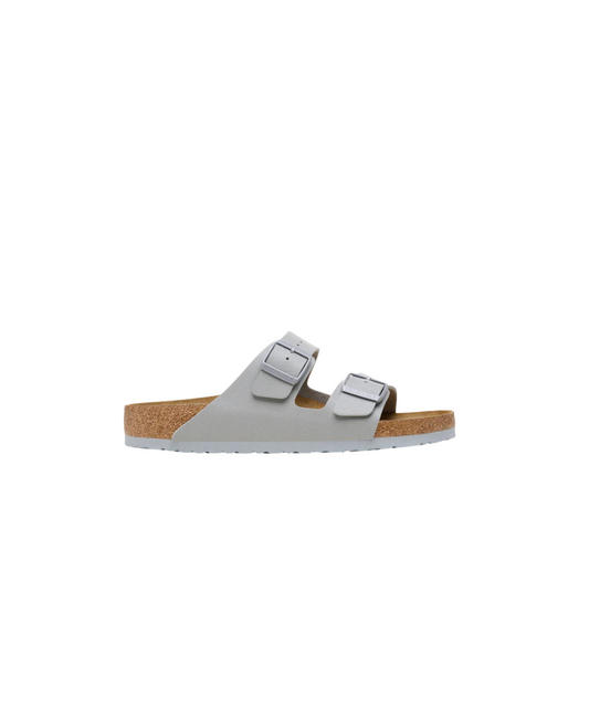 Birkenstock Arizona Birko-Flor Saffiano Stone Coin Sandals
