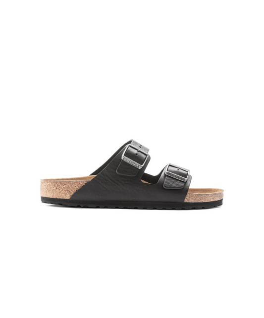 Birkenstock Arizona Vintage Leather Wood Black Sandals